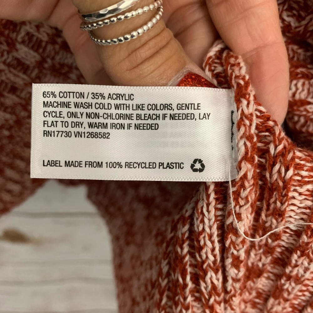 Universal Thread Heathered Cable Knit Swea - image 5